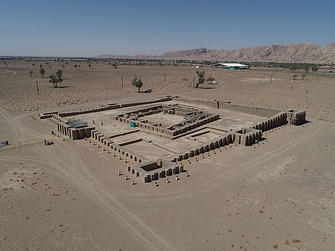 Site of pre-Islamic settlement in Mleiha 