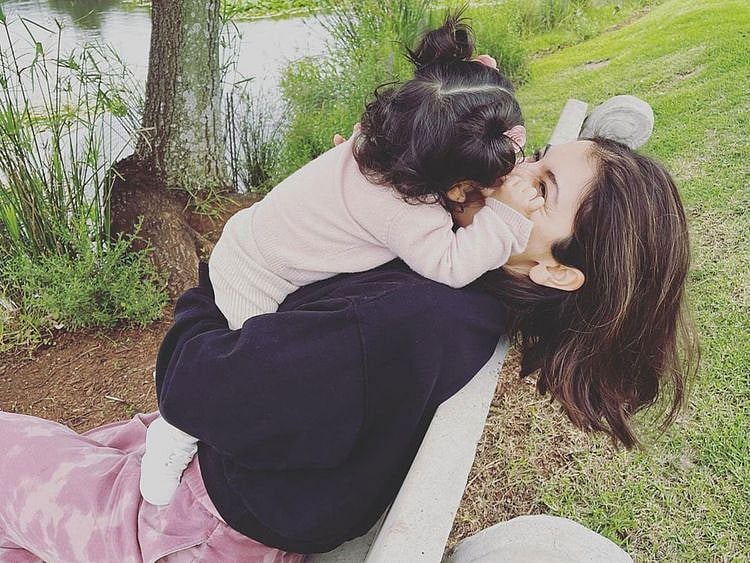 Anushka Sharma with Vamika
