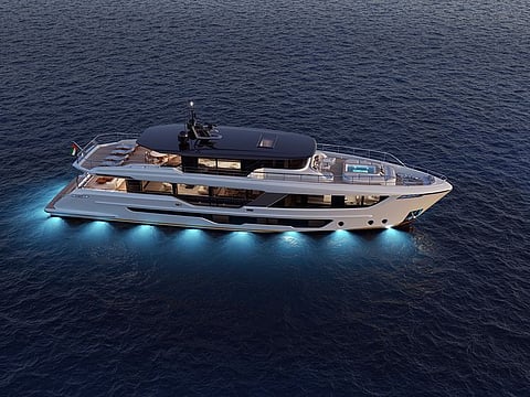 Gulf Craft is out to build them bigger, better - and brighter. One of its signature yachts, the Majesty 111, takes a cruise out on the high seas. 