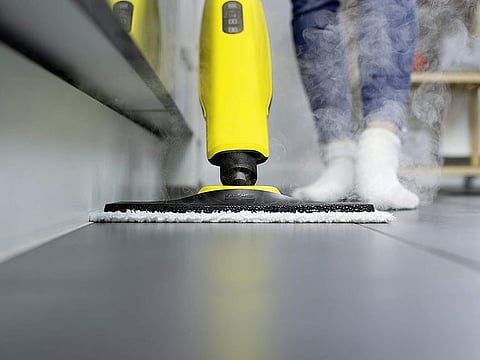 Steam mops kill germs and bacteria in seconds, and all you need is tap water.