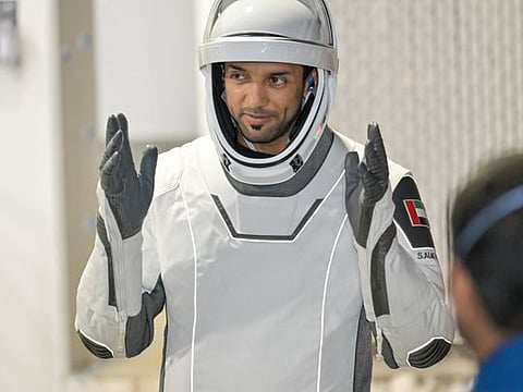 File photo of Al Neyadi before the launch to the International Space Station from Kennedy Space Center in Florida, USA in March