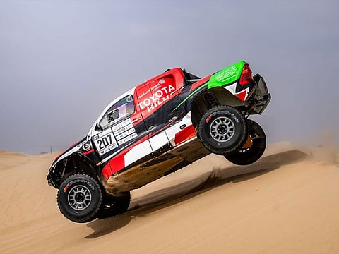  Overdrive Racing’s Yazeed Al Rajhi became the first Saudi Arabian to win the Abu Dhabi Desert Challenge on Friday.