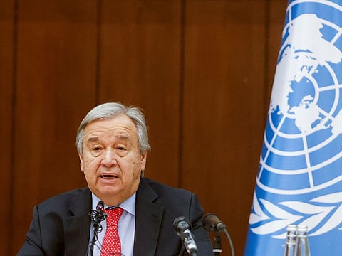 United Nations Secretary General Antonio Guterres.