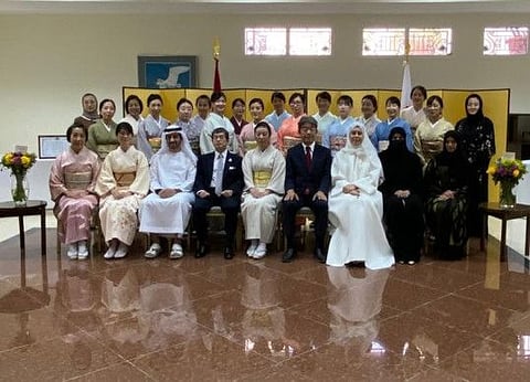 The Japanese Embassy in the UAE commends the Urasenke Abu Dhabi Study group for its efforts to promote Japanese culture.
