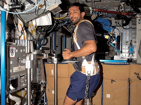Emirati astronaut Sultan Al Neyadi on Friday released a video to demonstrate benefits of exercising in Space. 