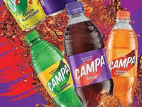 Five thirst-quenching pack sizes will be offered under the Campa range for several consumption occasions.
