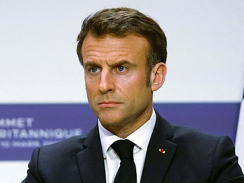 French President Emmanuel Macron.