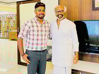 Sanju Samson’s dream come true after meeting superstar Rajnikanth