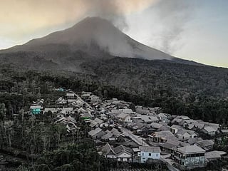 Photos: Indonesia’s Merapi volcano spews hot clouds in new eruption