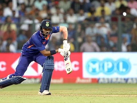 India's KL Rahul played a match-winning innings after coming down the order against Australia in the first ODI in Mumbai on Friday.