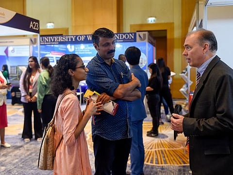 Gulf News Edufair runs until tomorrow at the Ritz Carlton, DIFC