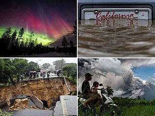 Auroras, California flood, Malawi damage, Merapi eruption, and more: Top 10 pictures of the week from around the world
