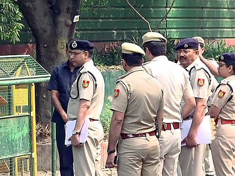Special CP (Law and Order) Sagar Preet Hooda  arrives at the residence of Congress leader Rahul Gandhi in connection with the notice that was served to him by police to seek information on the 'sexual harassment' victims that he mentioned in his speech during the Bharat Jodo Yatra, in New Delhi on Sunday, March 19, 2023. 
