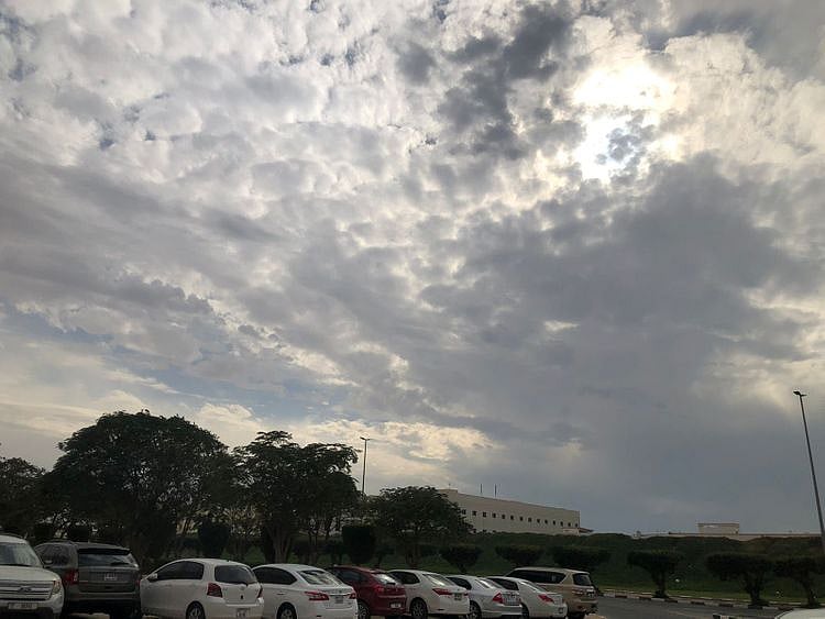 overcast skies in Dubai