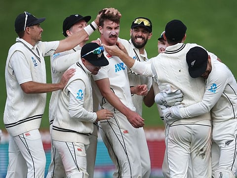 New Zealand players who are celebrating a wicket during the second Test against Sri Lanka will be playing a limited overs series in Pakistan next month.