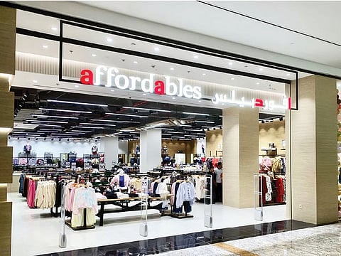 The Affordables store at City Centre Al Zahia Mall in Sharjah