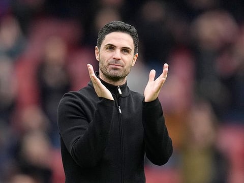 Arsenal manager Mikel Arteta has guided the team to the top of the English Premier League table.