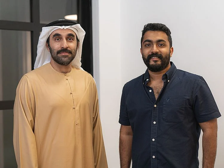 Dr Saeed Alhassan and Vishnu Vijayan Pillai, founders of Manhat