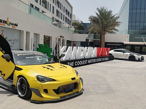 The Kandura Rally is taking place on March 31 at Dubai Autodrome.