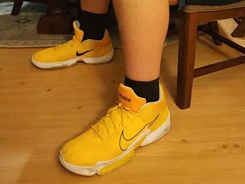 Eric Kilburn Jr., 14, of Goodrich, Mich., is 6-foot-10 and wears a size 23 shoe. He only has a size 22, and his family has been unable to find a larger size.