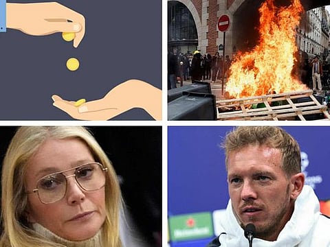 Professional beggars during Ramadan, Turmoil in France - Gulf News Editors comment on the top stories of March 25