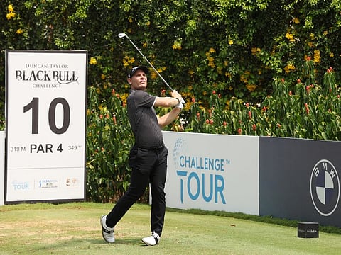 Lorenzo Scalise leads at the Duncan Taylor Black Bull Challenge