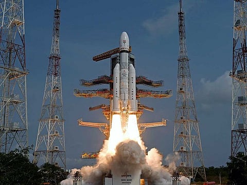 Indian Space Research Organisation (ISRO) successfully launches India's largest LVM3 rocket carrying 36 satellites from Satish Dhawan Space Centre, in Sriharikota on Sunday, March 26, 2023. 