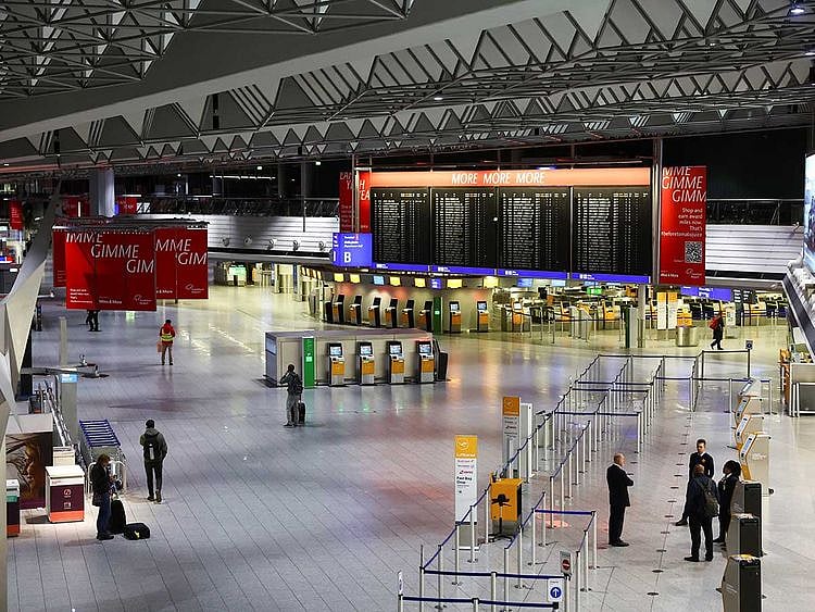 Frankfurt airport germany strike