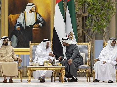 Look: UAE President hosts Iftar banquet for Rulers of other emirates, exchanges Ramadan greetings