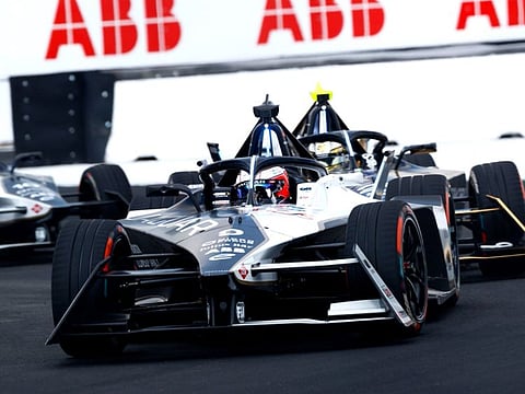 Mitch Evans took the initiative at the Formula E race in Brazil.