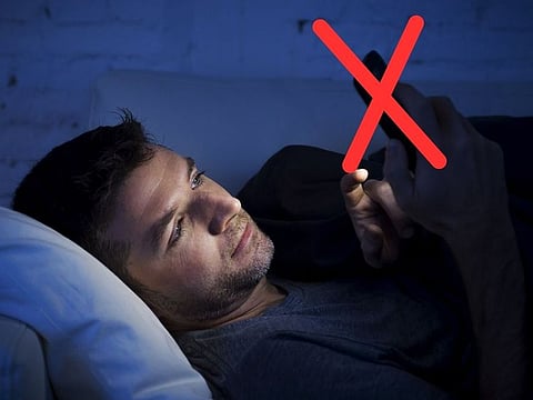 Countless hours spent on social media, or smartphone overuse, is toxic for the mind and body...and stands in the way of restorative sleep, say experts. Photo for illustrative purposes only.