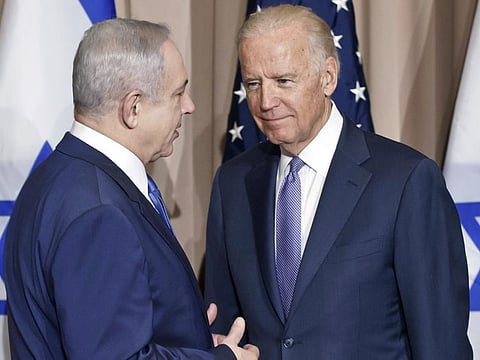 Biden also stepped around US Ambassador Thomas Nides’ suggestion that Netanyahu would soon be invited to the White House, saying, “No, not in the near term.”