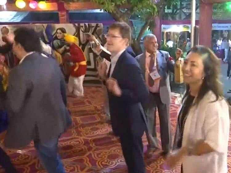  G20 Delegates Dance To Naatu Naatu In Chandigarh