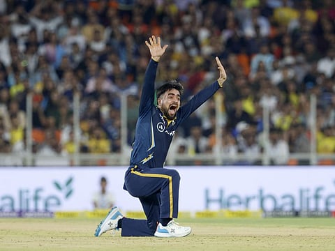 Rashid Khan of Gujarat Titans got the two prized scalps of Moeen Ali and Ben Stokes in the IPL opener against Chennai Super Kings. 