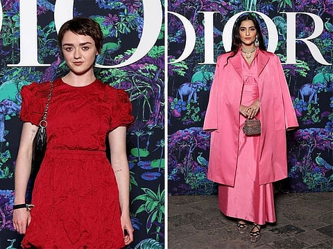 Sonam Kapoor and Maisie Williams 