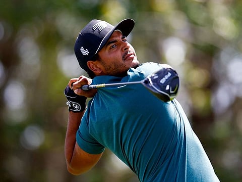 Sebastián Muñoz of Torque GC shoots a 62 in the first round of LIV Golf Orlando at Orange County National