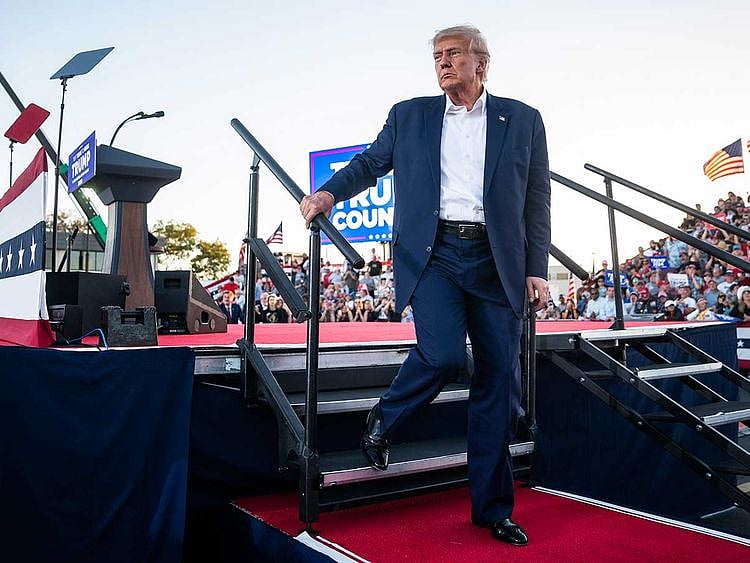 Former president Donald Trump