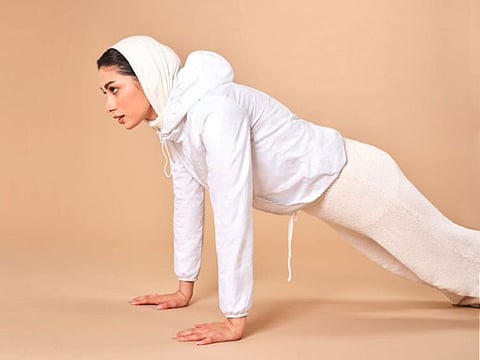 If the fasting person is very low on carbohydrates, the body can turn to proteins for energy, leading to muscle loss. Bodyweight exercises such as push-ups help preserve muscle mass. 