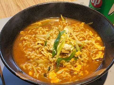 Korean-style ramyeon