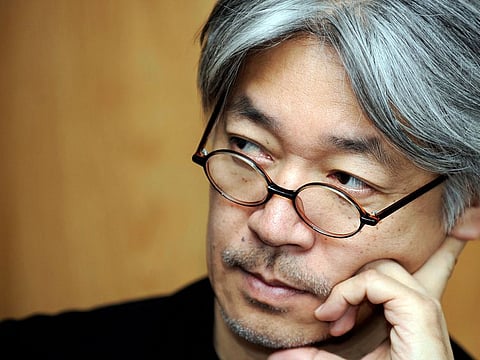 Ryuichi Sakamoto of Japanese electropop band "Yellow Magic Orchestra" attends a news conference in Gijon, northern Spain, June 18, 2008. 