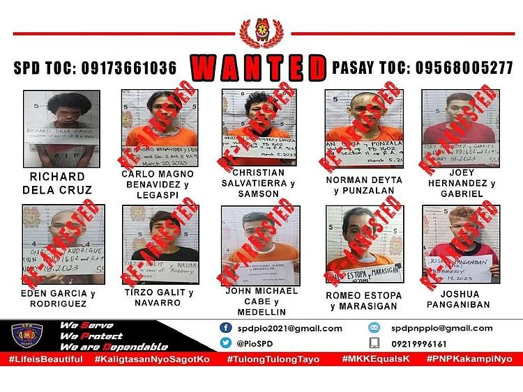 PNP police escapees