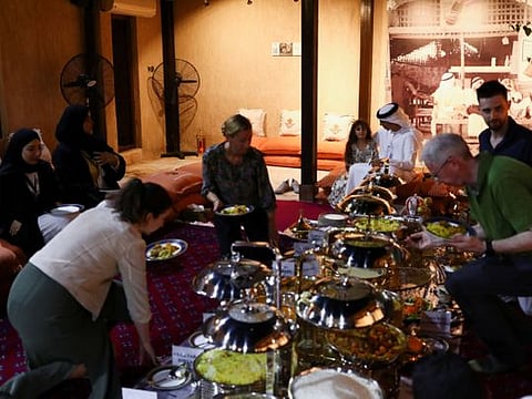 Photos: Tourists savouring Iftar at Sheikh Mohammed Centre for Cultural Understanding