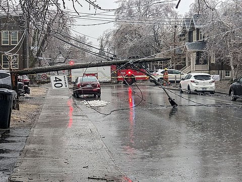 Montreal is among the worst affected by the power outages after Wednesday's ice storm.