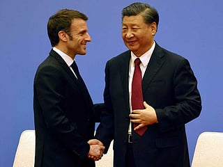 Macron calls on Xi to reason with Russia for Ukraine peace