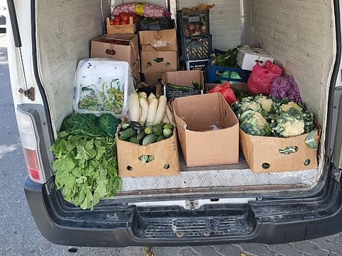 Police also seized the unlicensed vehicles used to illegally sell fruits and vegetables  