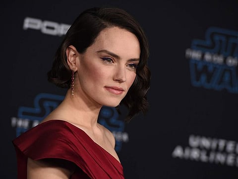 Hollywood actress Daisy Ridley, who plays Rey in the 'Star Wars' franchise.