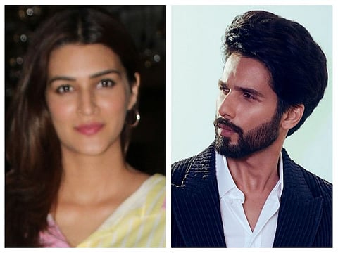 Kriti Sanon and Shahid Kapoor.