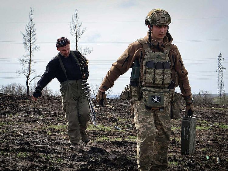 Ukraine frontline soldiers