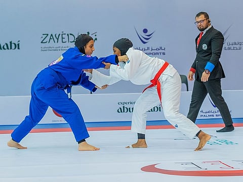 Saturday’s competitions saw young athletes, both boys and girls, from various jiu-jitsu clubs competing in intense matches, showcasing their techniques and strategies on the mat
