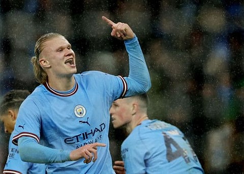 Goal-scoring machine... Will Erling Haaland continue his impressive scoring run for Manchester City tomorrow against Bayern Munich?